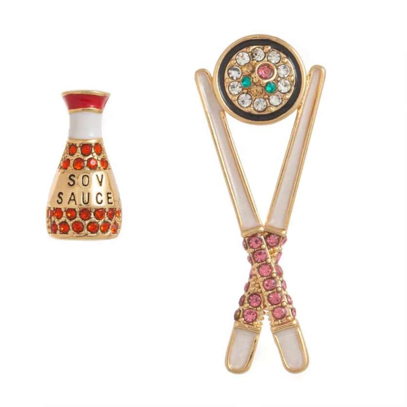 CUTE GIFT |Food Theme Copper Asymmetry Earring in 5 Designs