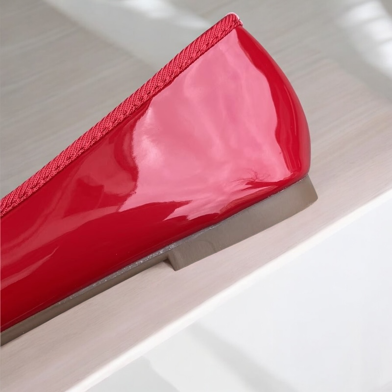 French Style Round Elegant Bow Ballet Flat Cushion in 2 Colours