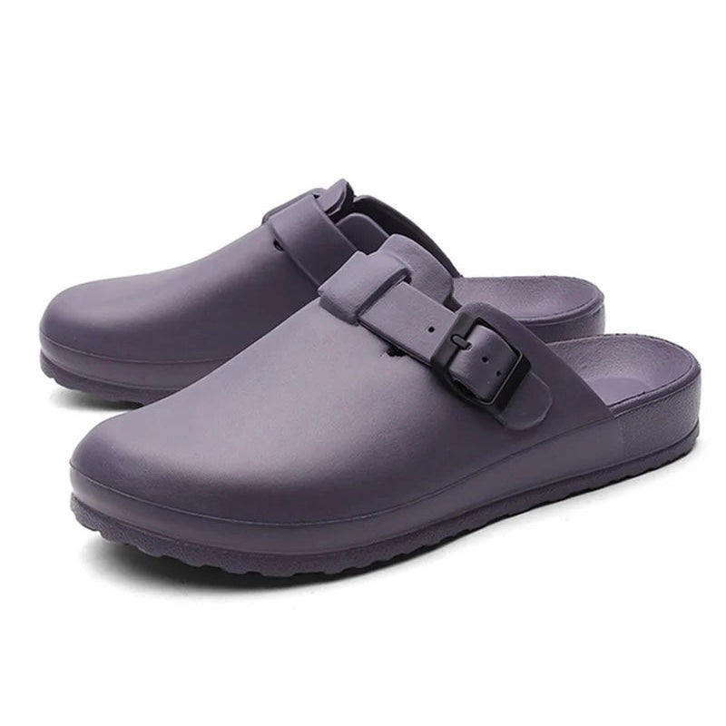 Unisex EVA Anti-slip Waterproof Buckle Strap Clogs in 6 Colours