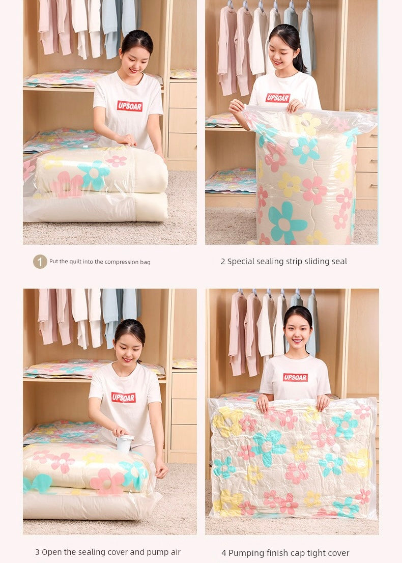 DORM ROOM ESSENTIALS | Space-Saving Vacuum Compression Bags in 3 Colours; 80 cm x 60 cm