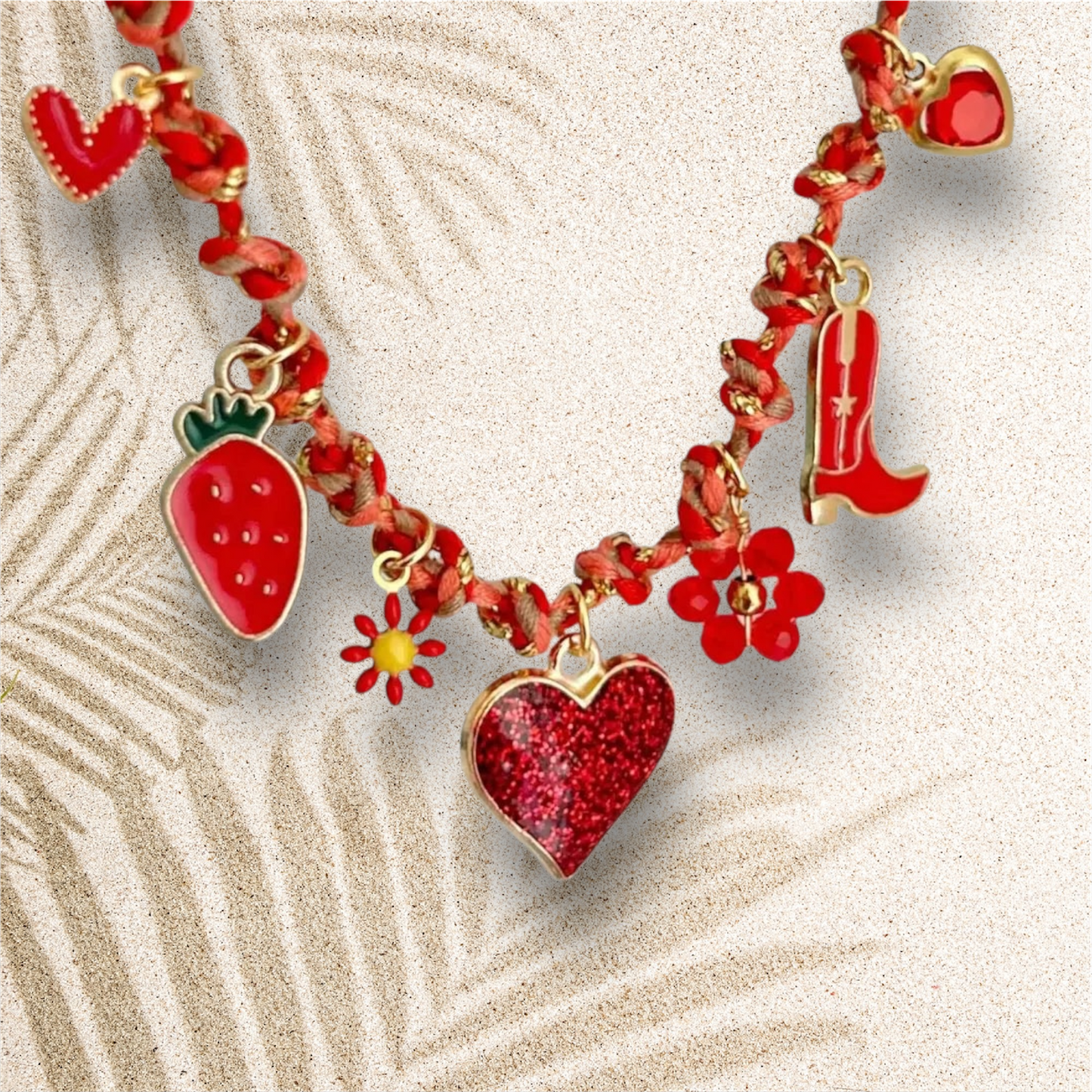 18K Gold-Plated Stainless Steel Charm Necklace in 5 Designs
