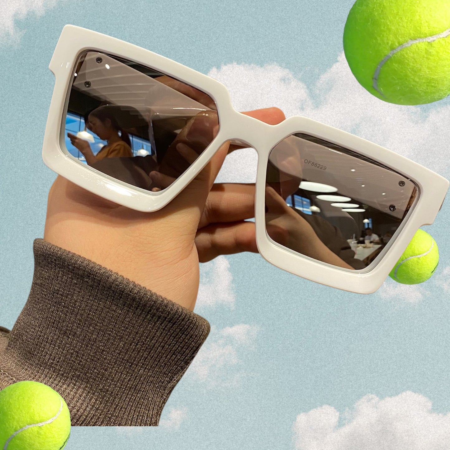 Trendy Big Frame Hip-Hop Sunglasses in 5 Colours