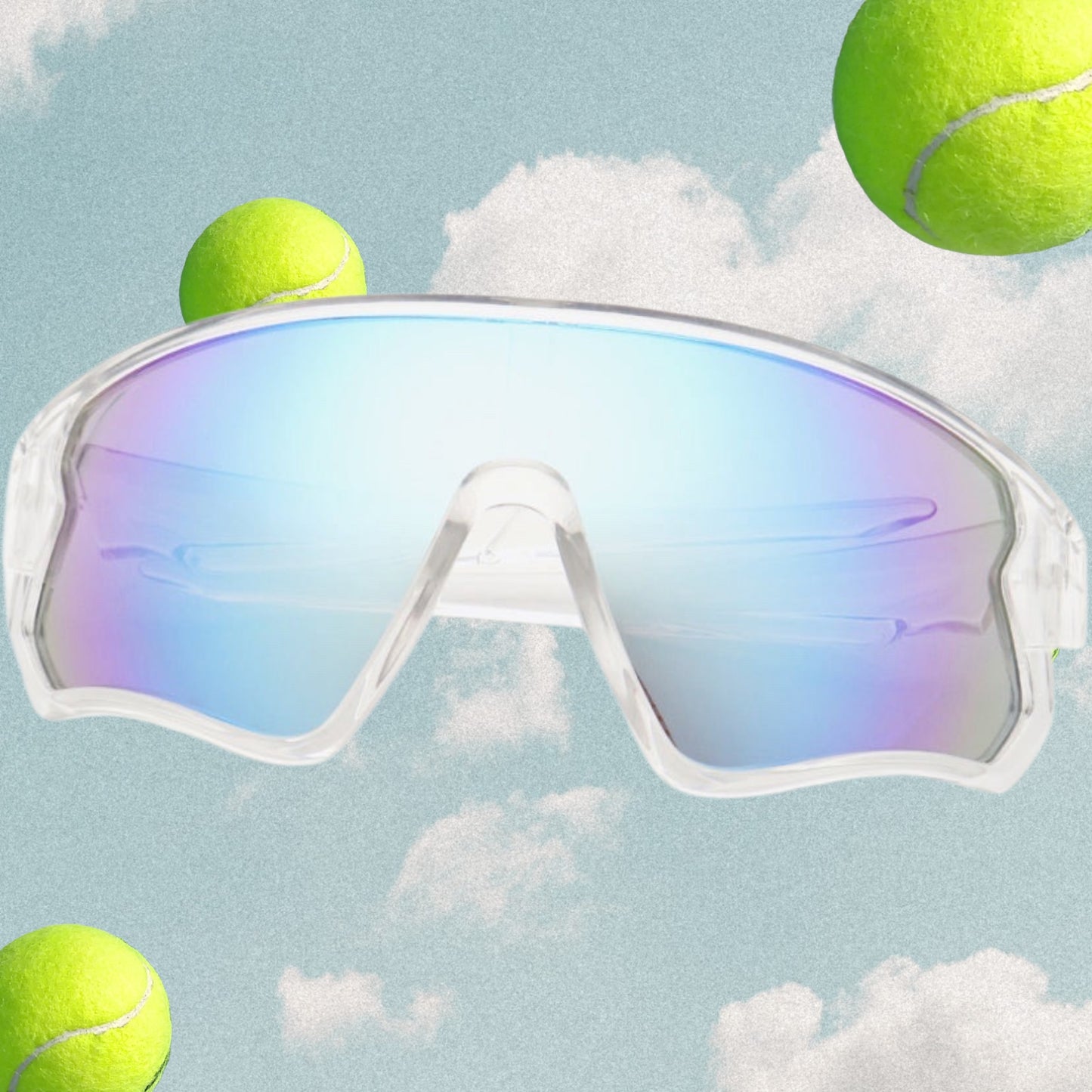 Polycarbonate Aviator Polarized Shield UV400 Sunglasses in 2 Colours