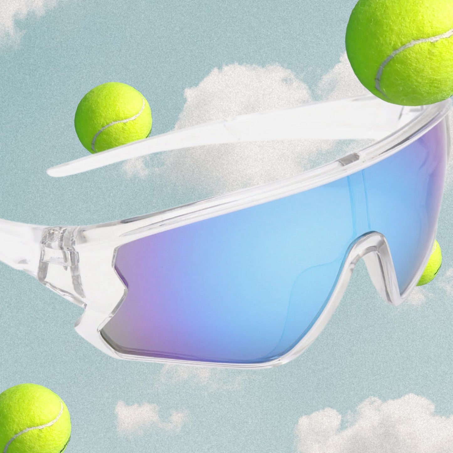 Polycarbonate Aviator Polarized Shield UV400 Sunglasses in 2 Colours