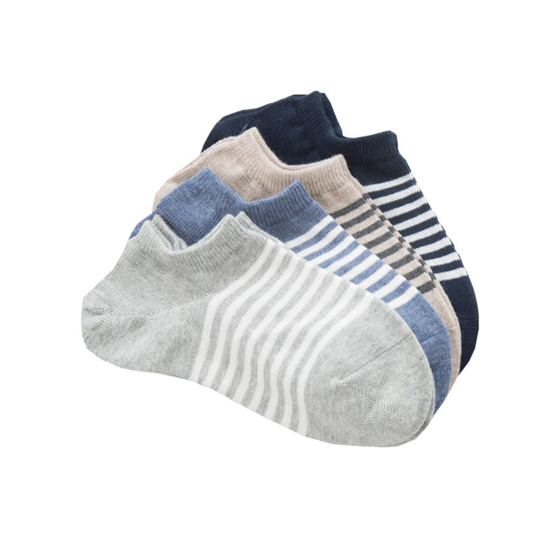 Seamless Cotton Boat Socks Cotton Student Breathable Sweat Absorbent