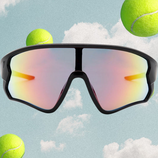 Polycarbonate Aviator Polarized Shield UV400 Sunglasses in 2 Colours