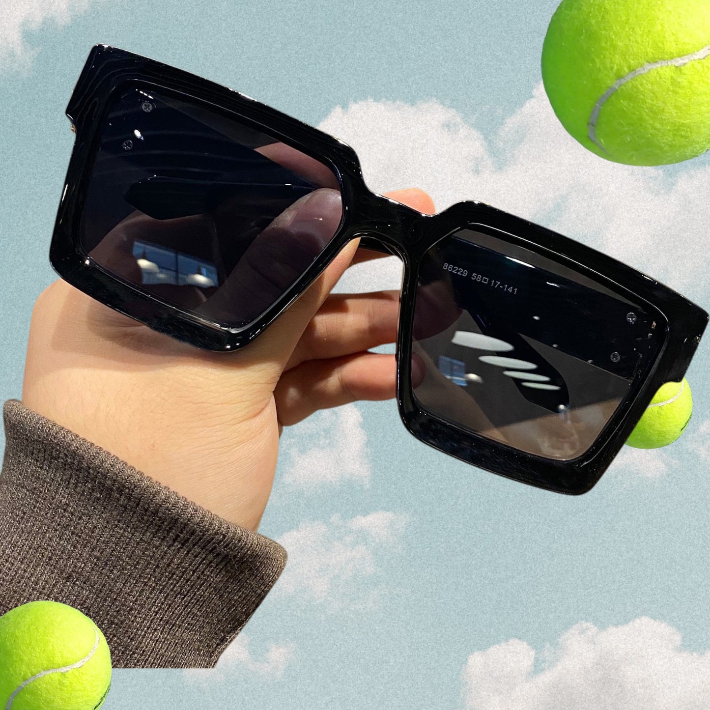 Trendy Big Frame Hip-Hop Sunglasses in 5 Colours