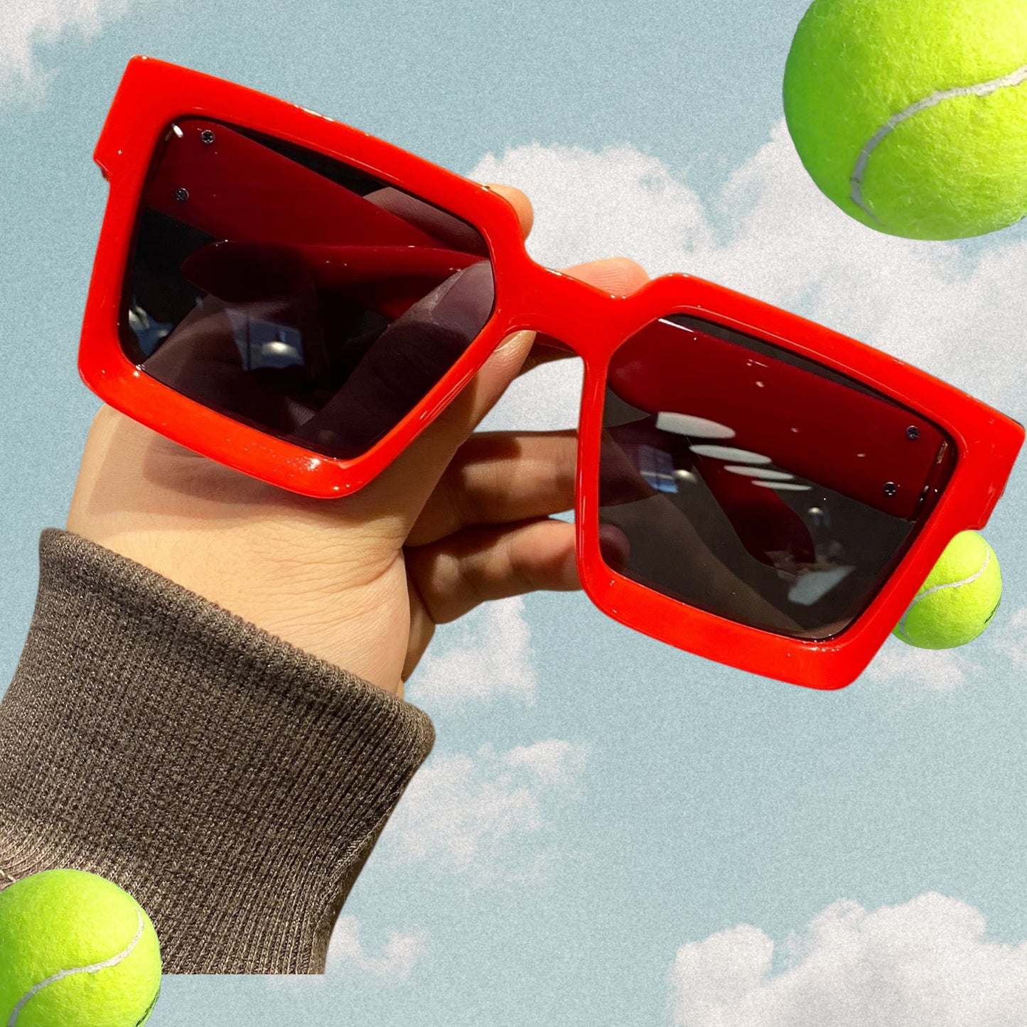 Trendy Big Frame Hip-Hop Sunglasses in 5 Colours
