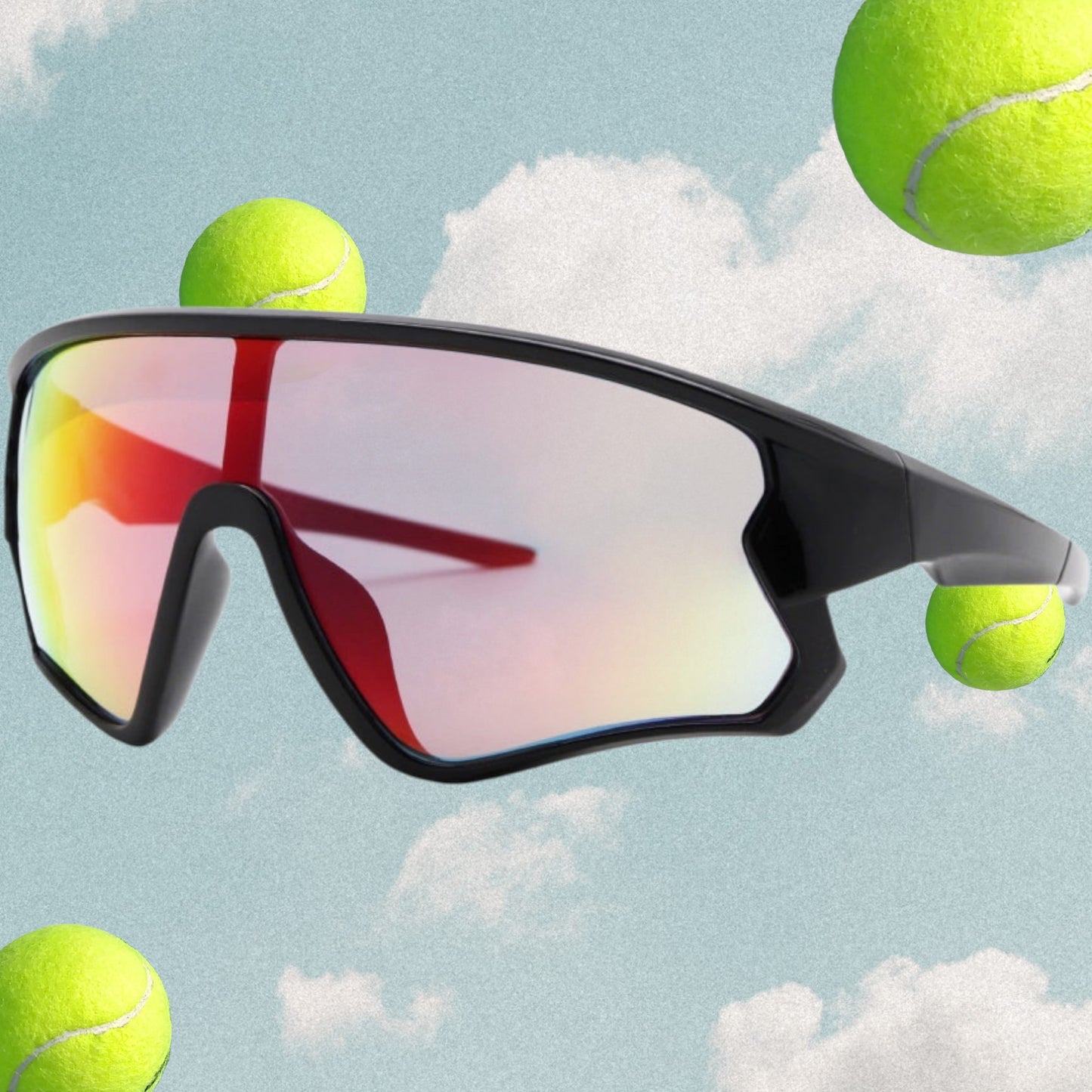 Polycarbonate Aviator Polarized Shield UV400 Sunglasses in 2 Colours