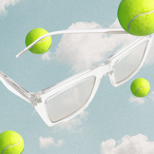 Cellulose Propionate Frame Rectangle Sunglasses