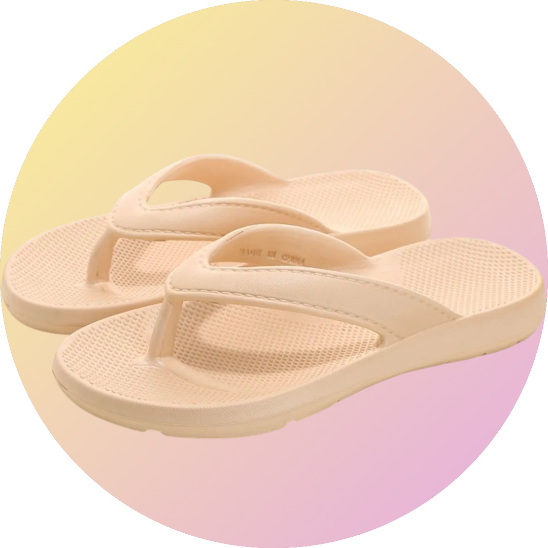 EVA Toe Post Flat Slippers in 4 Colours
