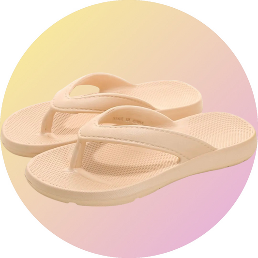 EVA Toe Post Flat Slippers in 4 Colours