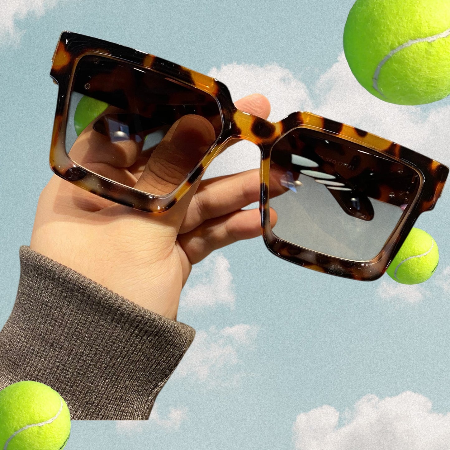 Trendy Big Frame Hip-Hop Sunglasses in 5 Colours