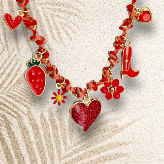 18K Gold-Plated Stainless Steel Charm Necklace in 5 Designs