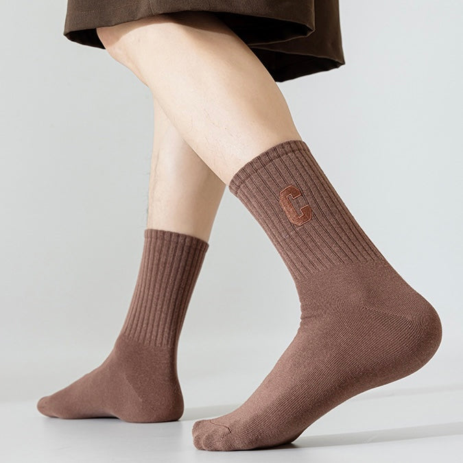 Summer Soft Cotton Letter Sneaker Socks Assorted Packs in 6 Colours