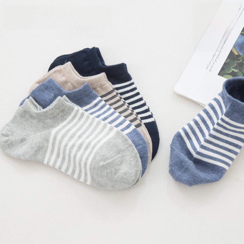 Seamless Cotton Boat Socks Cotton Student Breathable Sweat Absorbent