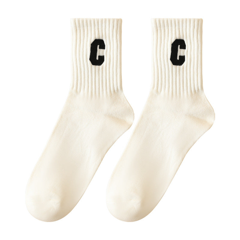 Cotton Boneless Tube Socks Letter Packs