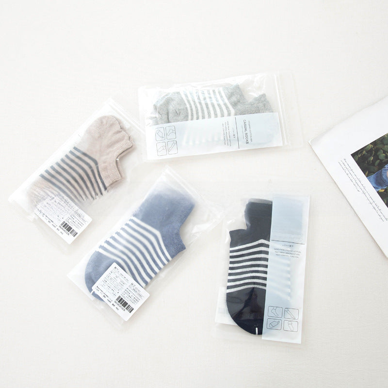 Seamless Cotton Boat Socks Cotton Student Breathable Sweat Absorbent